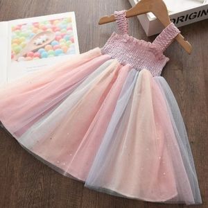 Pastel Pink and Blue Kids Dress